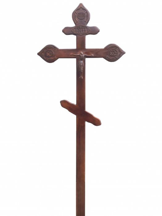 Крест фигурный с декором