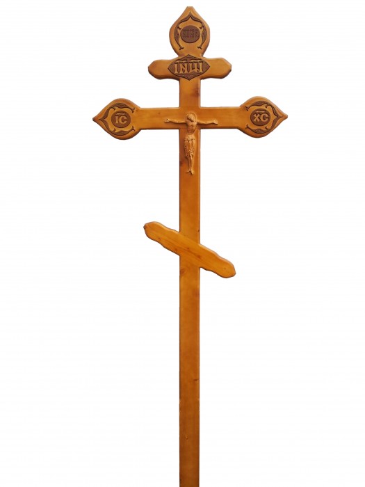 Крест фигурный с декором №1